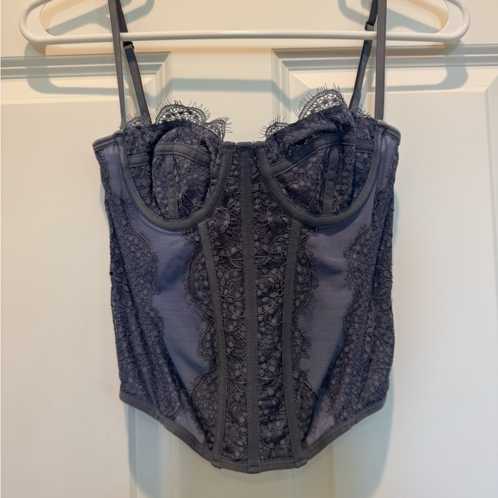 Urban Outfitters Gray Lace Bra